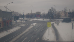 Křižovatka ulic Komenského a Velké Novosady