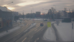 Křižovatka ulic Komenského a Velké Novosady