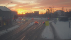 Křižovatka ulic Komenského a Velké Novosady