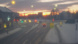 Křižovatka ulic Komenského a Velké Novosady