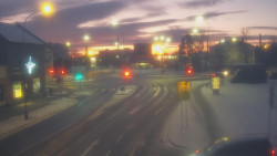 Křižovatka ulic Komenského a Velké Novosady