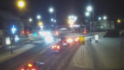 Křižovatka ulic Komenského a Velké Novosady