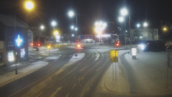 Křižovatka ulic Komenského a Velké Novosady