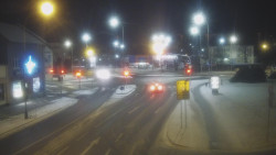 Křižovatka ulic Komenského a Velké Novosady