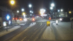 Křižovatka ulic Komenského a Velké Novosady