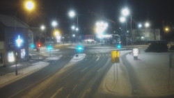 Křižovatka ulic Komenského a Velké Novosady