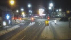 Křižovatka ulic Komenského a Velké Novosady