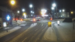 Křižovatka ulic Komenského a Velké Novosady