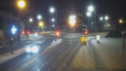 Křižovatka ulic Komenského a Velké Novosady