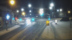 Křižovatka ulic Komenského a Velké Novosady