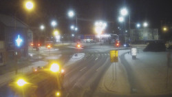 Křižovatka ulic Komenského a Velké Novosady