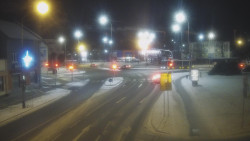 Křižovatka ulic Komenského a Velké Novosady