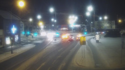 Křižovatka ulic Komenského a Velké Novosady