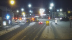 Křižovatka ulic Komenského a Velké Novosady