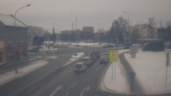 Křižovatka ulic Komenského a Velké Novosady