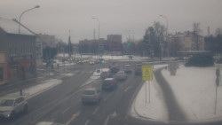 Křižovatka ulic Komenského a Velké Novosady