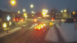 Křižovatka ulic Komenského a Velké Novosady