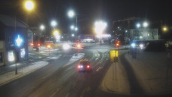 Křižovatka ulic Komenského a Velké Novosady