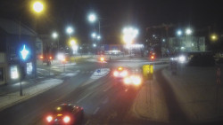 Křižovatka ulic Komenského a Velké Novosady