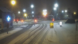 Křižovatka ulic Komenského a Velké Novosady