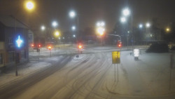 Křižovatka ulic Komenského a Velké Novosady