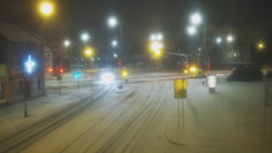 Křižovatka ulic Komenského a Velké Novosady