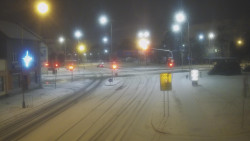 Křižovatka ulic Komenského a Velké Novosady