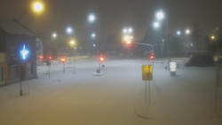 Křižovatka ulic Komenského a Velké Novosady