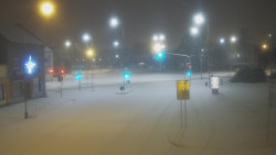 Křižovatka ulic Komenského a Velké Novosady