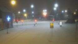 Křižovatka ulic Komenského a Velké Novosady