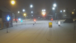 Křižovatka ulic Komenského a Velké Novosady