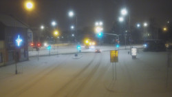 Křižovatka ulic Komenského a Velké Novosady