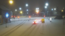 Křižovatka ulic Komenského a Velké Novosady