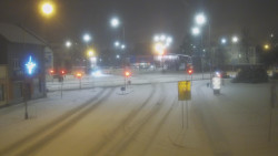 Křižovatka ulic Komenského a Velké Novosady