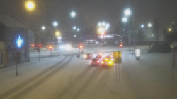 Křižovatka ulic Komenského a Velké Novosady