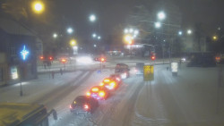 Křižovatka ulic Komenského a Velké Novosady