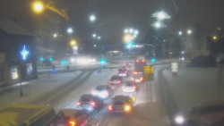 Křižovatka ulic Komenského a Velké Novosady