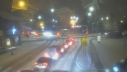 Křižovatka ulic Komenského a Velké Novosady