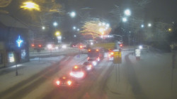 Křižovatka ulic Komenského a Velké Novosady