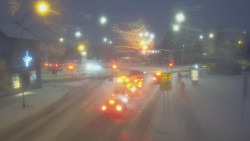 Křižovatka ulic Komenského a Velké Novosady