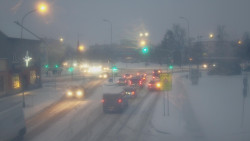 Křižovatka ulic Komenského a Velké Novosady