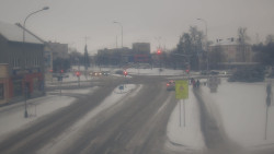 Křižovatka ulic Komenského a Velké Novosady