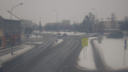 Křižovatka ulic Komenského a Velké Novosady