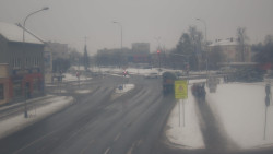 Křižovatka ulic Komenského a Velké Novosady