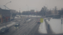 Křižovatka ulic Komenského a Velké Novosady