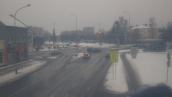 Křižovatka ulic Komenského a Velké Novosady