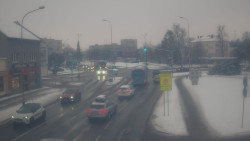 Křižovatka ulic Komenského a Velké Novosady