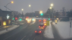 Křižovatka ulic Komenského a Velké Novosady