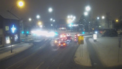 Křižovatka ulic Komenského a Velké Novosady