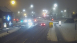 Křižovatka ulic Komenského a Velké Novosady